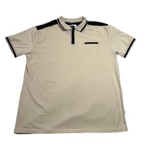 Marc Asher Short Sleeve Polo Shirt Size X-Large Golf Stretch Lightweight Sports